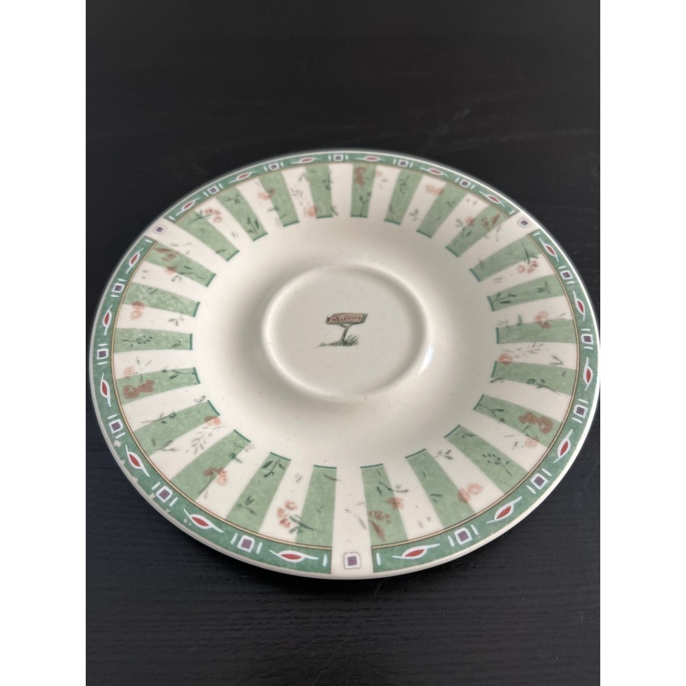 Pfaltzgraff Naturewood 6.75" Saucer Portfolio Collection Floral Stoneware USA